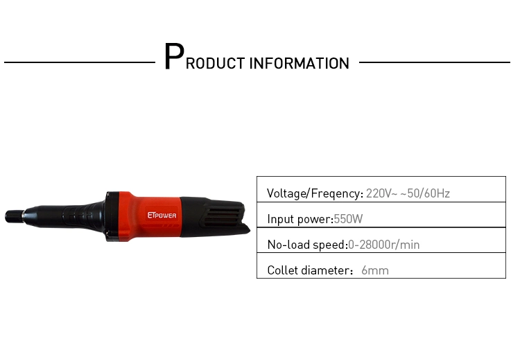 Etpower Portable Machine 550W Mini Long Neck Die-Grinder